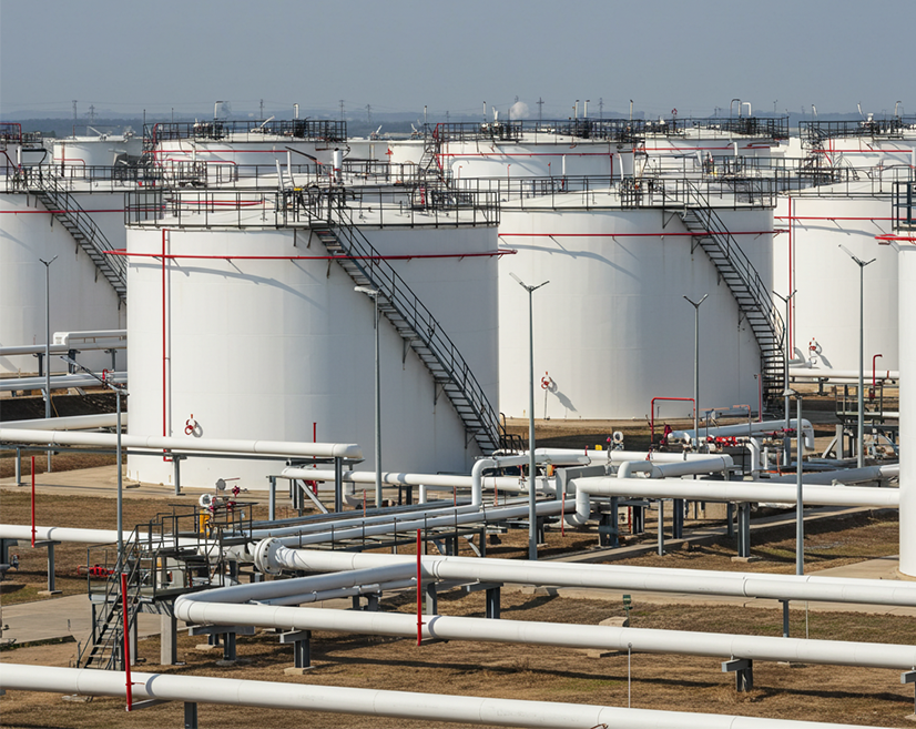 crude tank farm